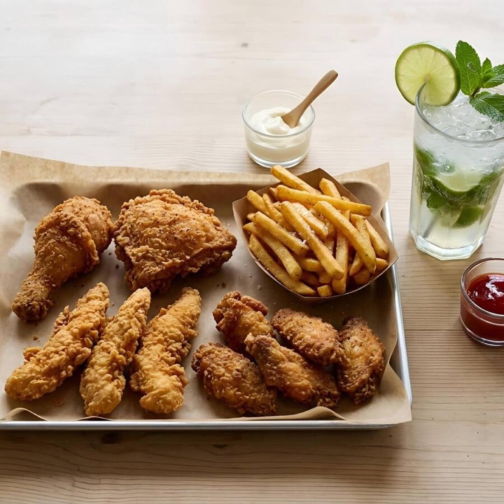 12pc Broasted Chicken Combo